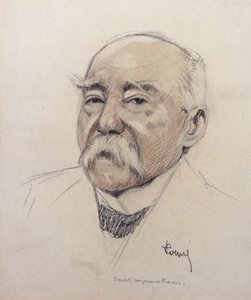ジョルジュ・クレマンソーの肖像（1841-1929） 作： French School